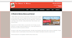 Desktop Screenshot of 2wheelsinmotion.com